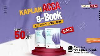 Get Up to 50% OFF on all ACCA Kaplan eBooks | All About ACCA Books (2022) #shorts
