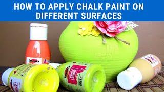 Chalk Paint |  Chalk Paint Tutorial  | Chalk Paints | immix chalk paint | Decoupage chalk paint