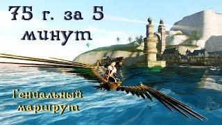 Archeage 3.5. Гениальный маршрут. 75 г. за 5 минут! Хоррор в поющей.