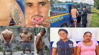 Pandillero alteraro los tatuajes Militares capturan  Salvadoreño del Barrio18 Capturan a pandilleras