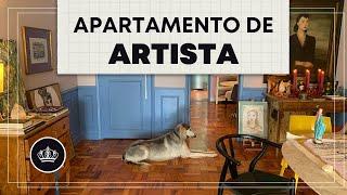 PERSONALIDADE e MUITA HISTÓRIA no apartamento da pintora Verena Matzen