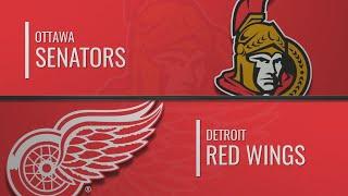 Оттава - Детройт | НХЛ обзор матчей 10.01.2020 | Ottawa Senators vs Detroit Red Wings