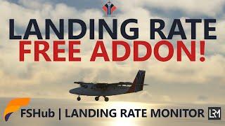 The BEST Free Landing Rating Addon for Microsoft Flight Simulator [MSFS Freeware Addons]