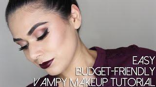 VAMPY MAKEUP TUTORIAL | BUDGET-FRIENDLY PRODUCTS