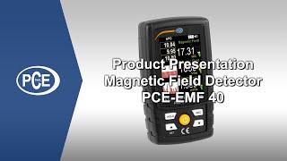 Product Presentation EMF Tester PCE-EMF 40 | #pceinstruments