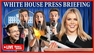 White House Briefing LIVE Right Now: Karoline Leavitt TORCHES Fake News as Trump in Situation Room