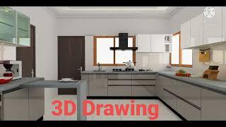 Best Modular kitchen 3D design 2022