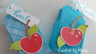 Tiny Gift box featuring Sweetest Cherries bundle from Stampin' UP!