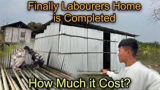 Finally Labourers Home is Completed || How Much it Costed Me? Village Life