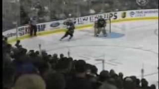 Nabokov Save of the Year on Richards in OT  NHL Playoffs