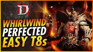 BEST Barbarian Build Whirlwind Perfected Endgame Guide T8s Easy - Diablo 4 Season 5