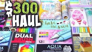 $300 ART SUPPLY HAUL + Craft Supplies | SoCraftastic