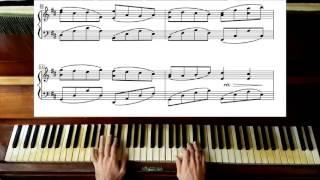 Pachelbel Canon in D Major - Piano Tutorial plus Sheet