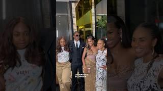 Nana Kwame Bediako (Cheddar) son Lincoln Jacob Bediako with his girlfriend and friends at Prom Night