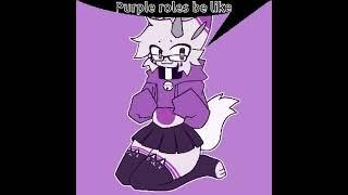 purple furry