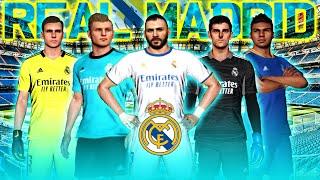 PES 2017 | REAL MADRID NEW KITS SEASON 2021/2022