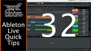 Ableton Live Quick Tips: Quickly Move Clips in Arrangement View