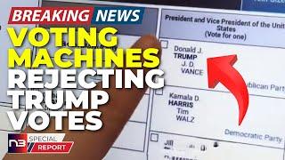 BREAKING: Watch This Voter Try To Pick Trump And You Won't Believe What The Machine Does Instead!