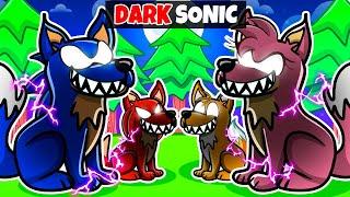 Having a DARK SONIC WOLF FAMILY in Roblox!