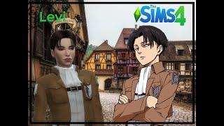 ATTACK ON TITAN LEVI ACKERMAN  SIMS 4 CAS CC AND TRAY DOWNLOAD IN DESCRIPTION