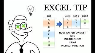 Excel - How to split one list into multiple lists