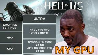 My GPU Reaction to Hell Is Us System Requirements