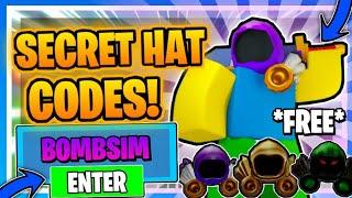 ALL *NEW* SECRET OP CODES! SECRET HAT UPDATE Roblox Bomb Simulator 