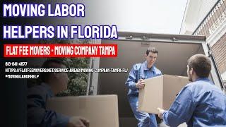 Moving Labor Helpers in Florida - Flat Fee Movers Moving Company Tampa #flatfeemovers #tampamovers