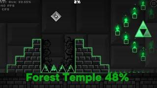 Forest Temple 48% Месть! | Geometry dash