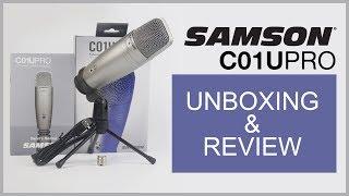 Samson C01U Pro Mic Unboxing & Review / Test - Best Budget Professional USB Condenser Microphone