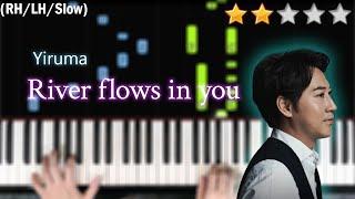 River flows in you | Yiruma | EASY Piano Tutorial |