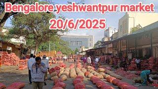 20/6 /2025 Bangalore yeshwantpur market onion price