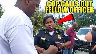 Cop Stares Down Fellow Officer, Calls Out His Blatant Misconduct