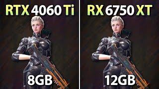 RX 6750 XT vs RTX 4060 Ti (8GB) - Test in 10 Games (1440p, DLSS 3 & FSR 3.1 Frame Generation)