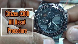 Citizen C300 All Reset and Zero Positioning | Watch Repair Channel