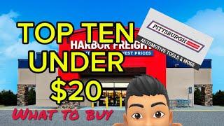 TOP TEN HARBOR FREIGHT HAND TOOLS UNDER $20