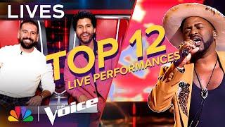 The Best Live Performances from the Top 12 | The Voice | NBC