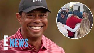 Tiger Woods’ SWEET REUNION w/ Ex-Wife Elin Nordegren at Son Charlie’s Milestone Golf Event | E! News