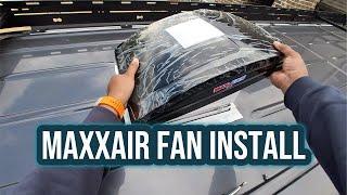 MaxxAir Fan Installation on Sprinter