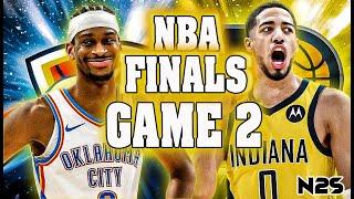 Indiana Pacers vs Oklahoma City Thunder Game 2 | 2k25 NBA Finals