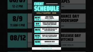 Author Events for 2025!