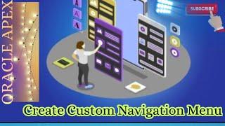 Oracle Apex Create Custom Navigation Menu