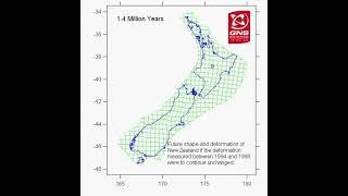 New Zealand deformation over the next five million years (GNS Science)