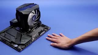 Here is how you install the CPU cooler