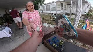 She had amazing items but refused to sell them to me! Garage sale with me
