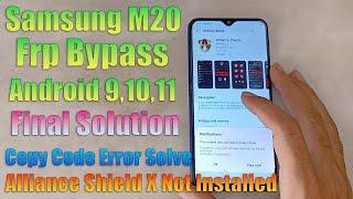 All Samsung  Frp Bypass Without Pc Copy Code  Error Solution / Alliance Shield X Not Installed Fix