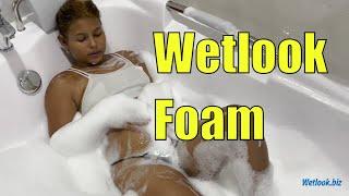 Wetlook girl in jacuzzi | Wetlook foam | Wetlook shower