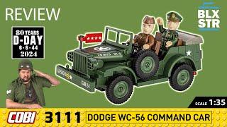 Illegale Bautechnik: Dodge WC-56 Command Car  D-DAY  Dwight D. Eisenhower  COBI-3111 ▶️ REVIEW