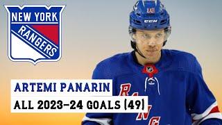 Artemi Panarin (#10) All 49 Goals of the 2023-24 NHL Season