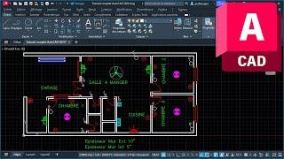 Les Schémas d'une installation Electrique sur AutoCAD